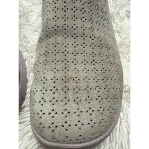 Dansko Womens 37 Perforated Slip-On Clogs Gray Suede Upper Slip-Resistant Sole - Picture 6 of 6